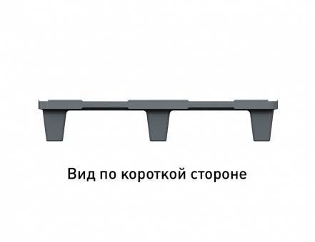 Паллет (поддон) пластиковый перфорированный на ножках, 1200х800х140 мм, серый [02.102.91.Q]