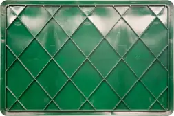 Ящик пластиковый перфорированный, 600×400×140 мм, 27 л, зелёный [705.02.01 м]