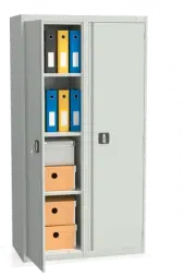 Шкаф архивный ШХА-100(40) 1850x970x385 мм Светло-серый