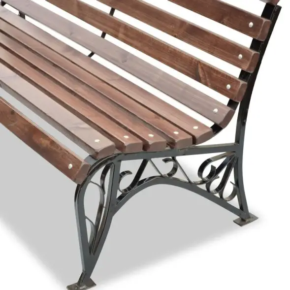 Скамейка стальная «Ривьера» 3,0 м (3 опоры)