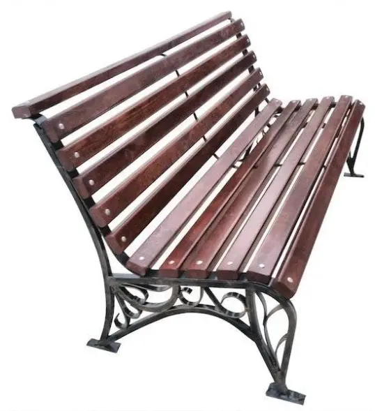 Скамейка стальная «Ривьера» 3,0 м (3 опоры)