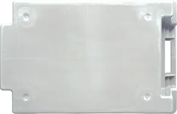 Ящик пластиковый сплошной с гладким дном, 600x400x200 мм, 35 л, белый [206 (1,7)]