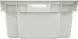 Ящик пластиковый сплошной с гладким дном, 600x400x200 мм, 35 л, белый [206 (1,7)]