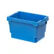 Контейнер пластиковый вкладываемый INSTORE, 600х400х370 мм, 66 л, синий [KV 6437]