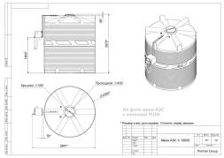 Мини АЗС V 10000 БелАК - раздаточная колонка со счетчиком