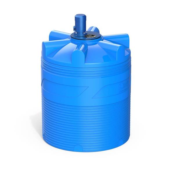 Емкость V 1000 литров с турбинной мешалкой