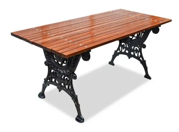 Стол садовый «Ажурный» 3,0 м (3 опоры)