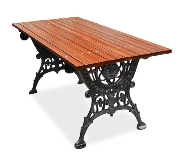 Стол садовый «Ажурный» 3,0 м (3 опоры)