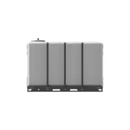 Емкость KR 4000л под плотность до 1.5 г/см3 для транспортировки белая в обрешетке New