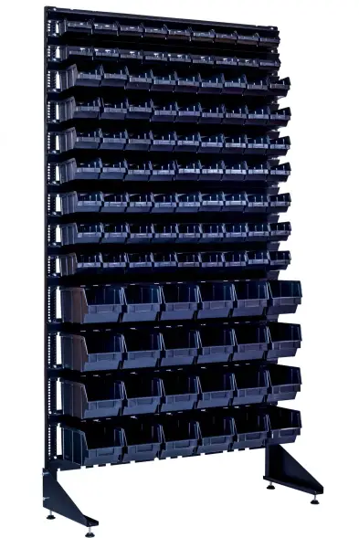 Стеллаж с пластиковыми ящиками 1801-0/11/2 CH