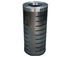 Урна Аврора-1, шлиф. с наклейками, с емкостью 38 л