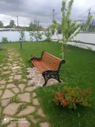 Скамейка чугунная «Новый Парк» 3,0 м (3 опоры)