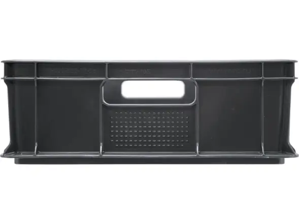 Ящик пластиковый сплошной, 600x400x140 мм, 27 л, серый [705.03.01]