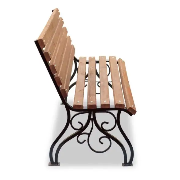 Скамейка стальная «Вена» 3,0 м (3 опоры)