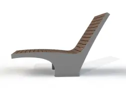 Парковый лежак 9 1,6 м