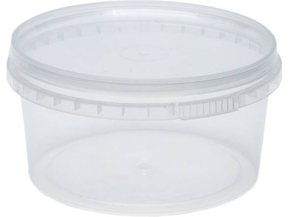 Контейнер пластиковый круглый, 500мл, 122 мм