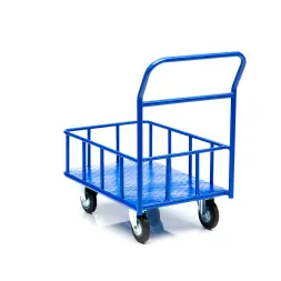 Тележка платформенная Стелла-техник КПБ-300-125-К, с бортом, 600х900мм
