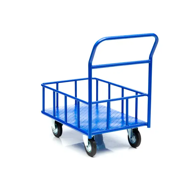 Тележка платформенная Стелла-техник КПБ-300-125-К, с бортом, 600х900мм