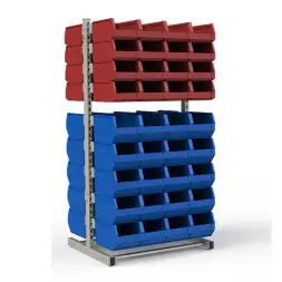 Стеллаж двусторонний №125 (1835х950х760)