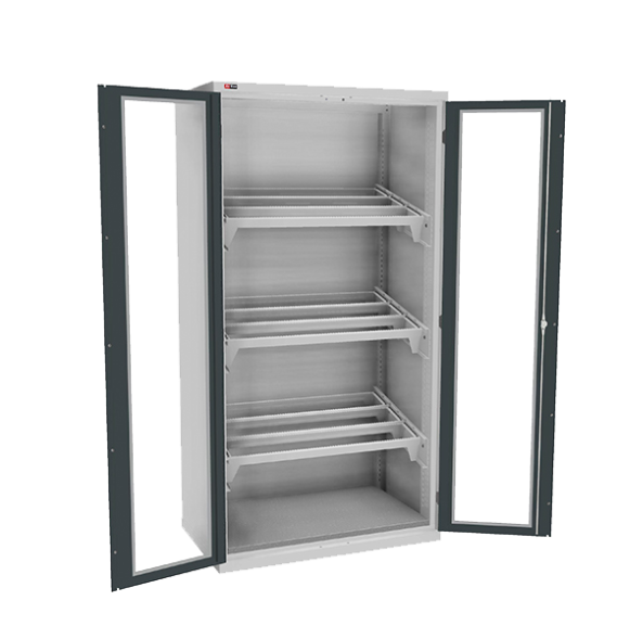 Шкаф ДиКом ВС-055-11 с дверьми с окнами