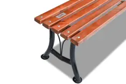 Банкетка стальная «Бриз» 3,0 м (3 опоры)