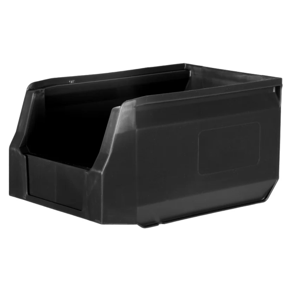 Складской лоток для метизов, мелочей и деталей Logic Store®, 250х150х130 мм, черный [12.402]