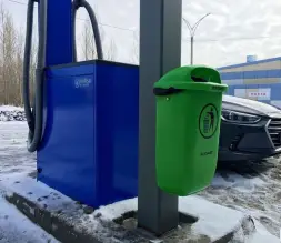 Урна настенная мусорная 60 литров Boxsand