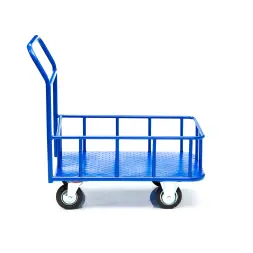 Тележка платформенная Стелла-техник КПБ-300-150-И, с бортом, 600х900мм