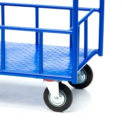 Тележка платформенная Стелла-техник КПБ-300-150-И, с бортом, 600х900мм