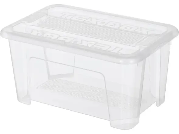Ящик TEX BOX 280х183х140 мм, 4,5 л, прозрачный