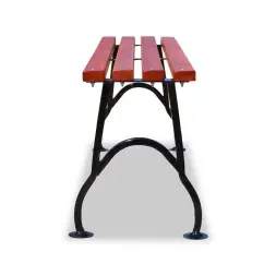 Банкетка стальная «Элегант» 3,0 м (3 опоры)