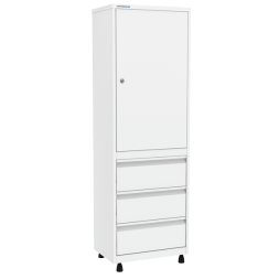 Медицинский шкаф ШММ1-Р-3 с мастер-системой [10848]