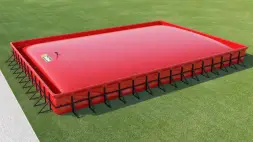 Емкость мягкая ПВХ 50 кубов для КАС красный