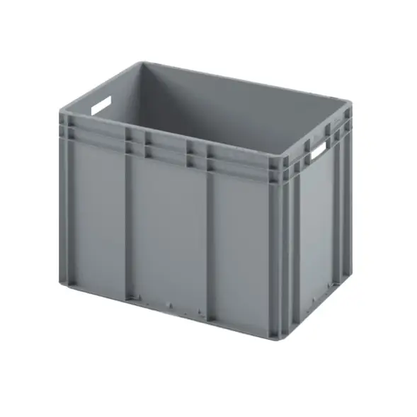 Евроконтейнер ЕС-6442.3 с усиленным дном и открытыми ручками, 600х400х420 мм