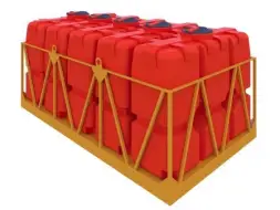 Кассета с емкостями 10000 л (5х2000 л) Усиленные