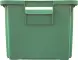 Ящик сплошной пластиковый, 600x400x300 мм, 52 л, зеленый [218-1]