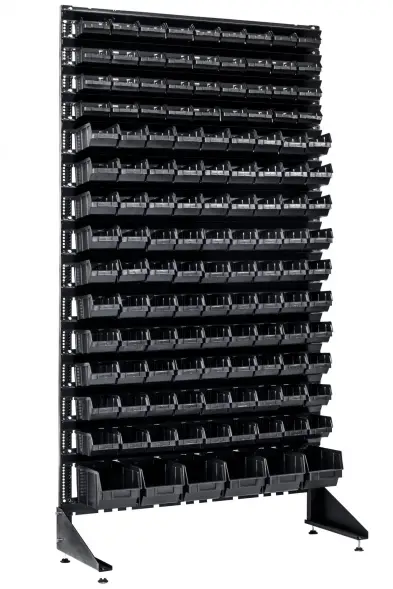 Стеллаж с пластиковыми ящиками 1801-4/10/1 CH