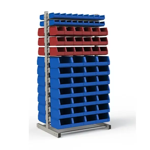 Стеллаж двусторонний №128 (1835х950х760)