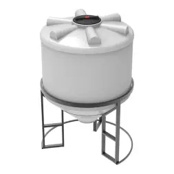 Емкость ФМ 1000л белая в обрешетке New