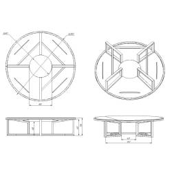 Основание для полного слива F 5000 л под плотность до 1,5 г/см3