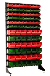 Стеллаж с пластиковыми ящиками 1801-0/6/6 K-Z