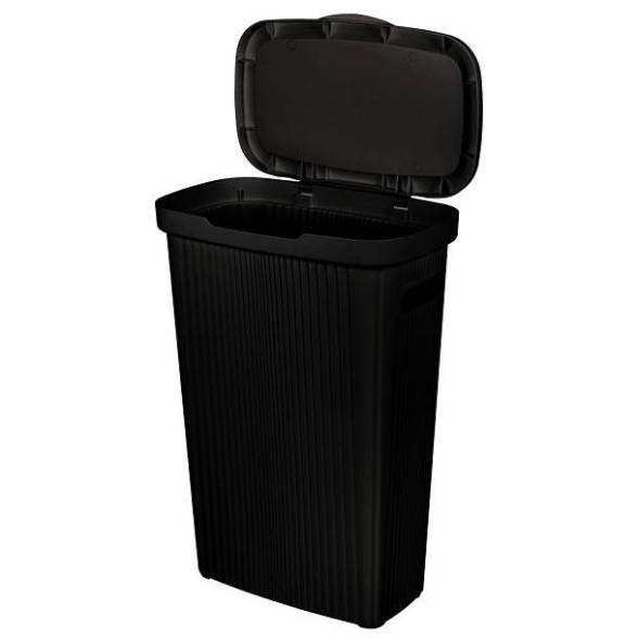 Корзина для белья Velvet, 45л, черный