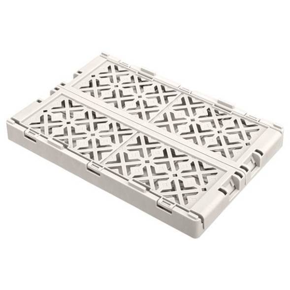 Ящик пластиковый складной ECONOVA Stocky L, 334х250х155 мм, 10.5 л, светло-бежевый [434297334]