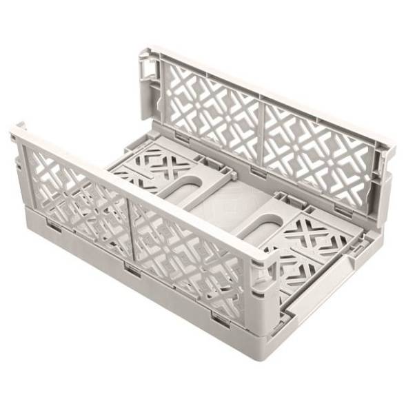 Ящик пластиковый складной ECONOVA Stocky L, 334х250х155 мм, 10.5 л, светло-бежевый [434297334]