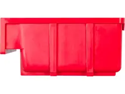 Контейнер полочный пластиковый, 170x105x80 мм, 1.43 л, красный [6001]