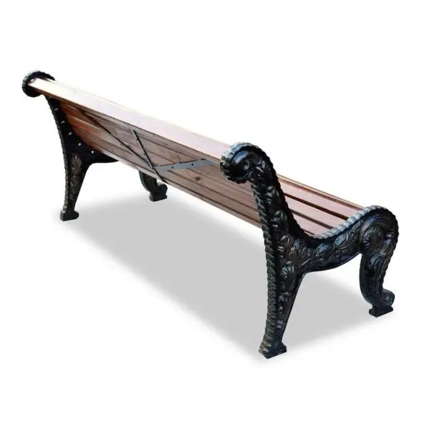 Скамейка чугунная «Городская роща» 3,0 м (3 опоры)