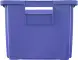 Ящик сплошной пластиковый, 600x400x300 мм, 52 л, синий [218-1]
