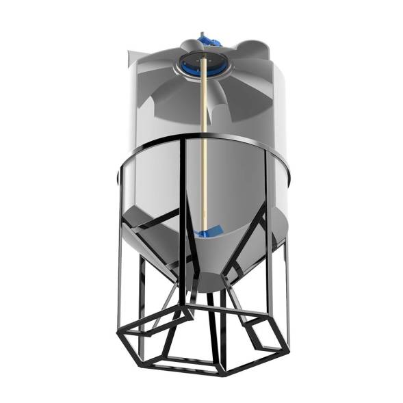 Емкость K 1000 литров с лопастной мешалкой