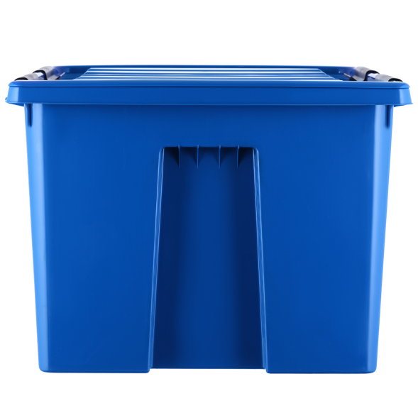 Контейнер с крышкой и клипсами Rox Box Original, 120 л, 740x565x400 мм, синий [120-00.06]