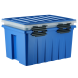 Контейнер с крышкой и клипсами Rox Box Original, 120 л, 740x565x400 мм, синий [120-00.06]